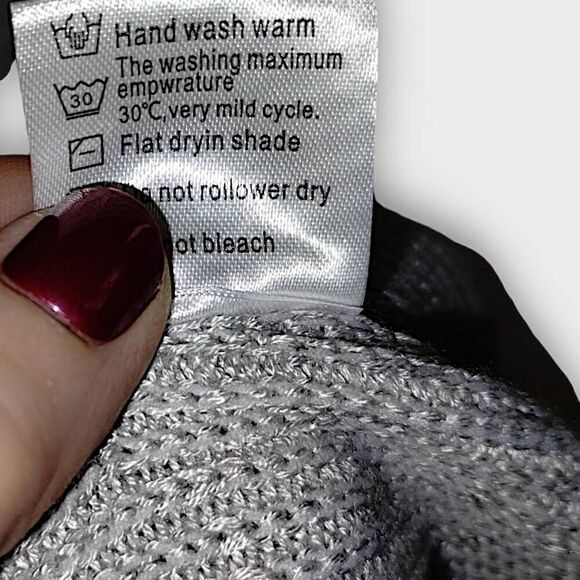 Baccari Womens Sweater Dress Sz XS-M Slouch Turtleneck Long Sleeve Pullover Knit - Picture 8 of 13